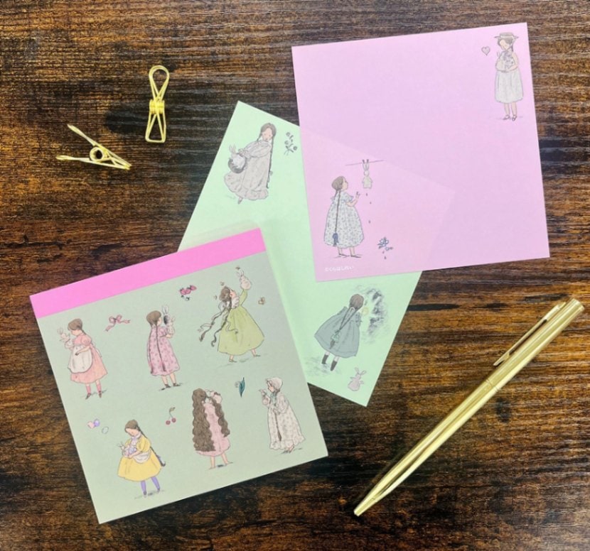 くらはしれい スクエアメモ（乙女）