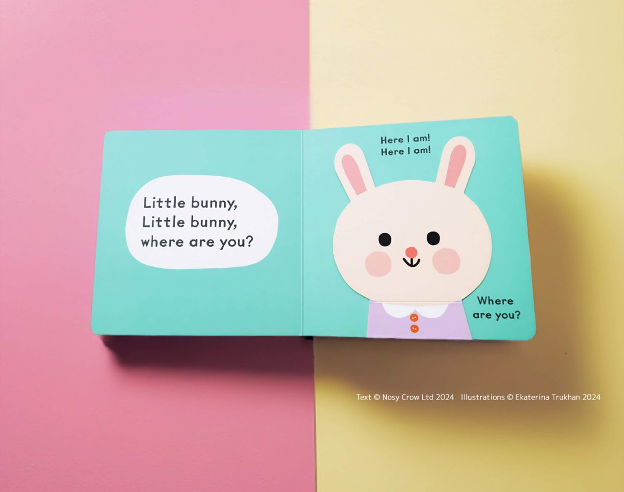 めくりしかけ絵本 Baby Faces: Little Bunny, Where Are You