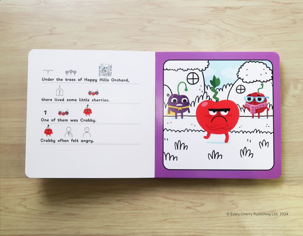 やさしく読める！絵文字ボードブックシリーズ Crabby Calms Down