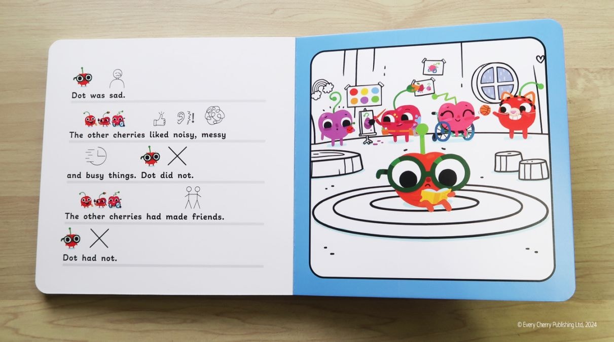 Dot絵本 やさしく読める！絵文字ボードブックシリーズ Dot Finds a