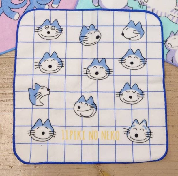 １１ぴきのねこ　プチタオル　フェイスチェック