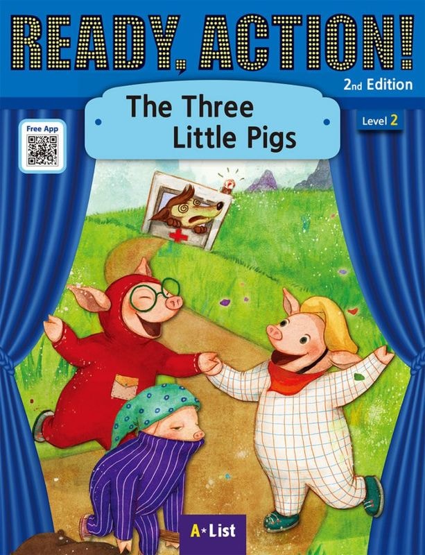 �Ѹ�ॷ�꡼����QR�����ɲ����դ������⤷��Ƹ�á�The Three Little Pigs ��3�Ӥ��Τ��֤���  ����顧 ��٥룲��