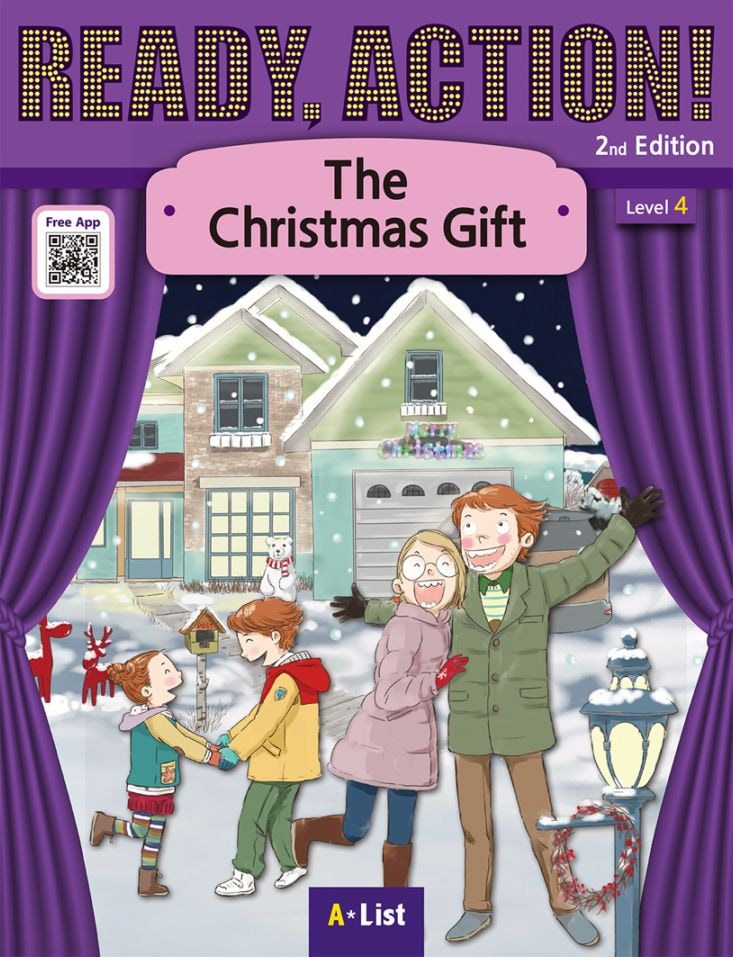 英語劇シリーズ　QRコード音声付き　おもしろ童話　The Christmas Gift  【中級： レベル４】