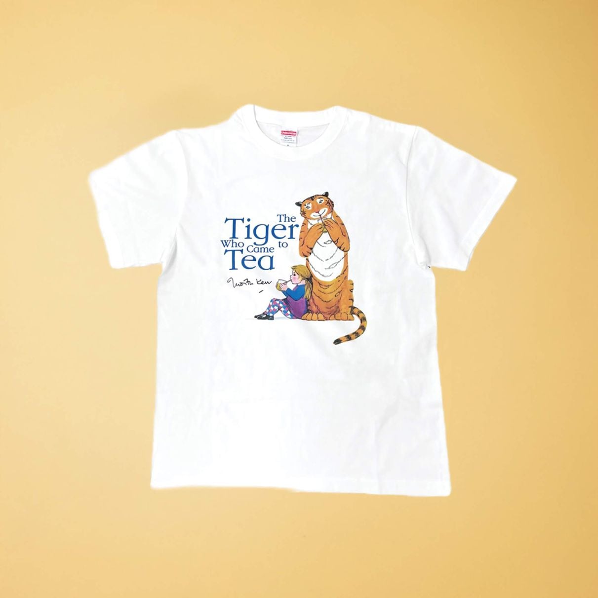 おちゃのじかんにきたとら Tシャツ M | カテゴリーでさがす,グッズ