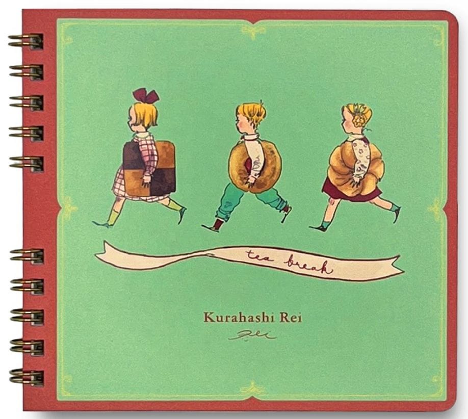 くらはしれい　スクエアリングノート（クッキー）