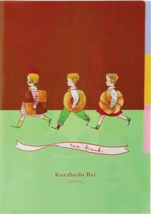 くらはしれい　3ポケットA４ファイル（クッキー）