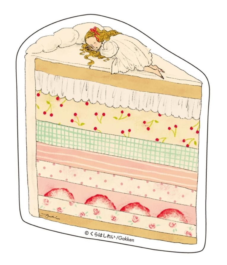 くらはしれい　クリアステッカー（ケーキ）