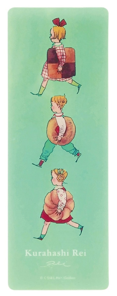 くらはしれい　クリアブックマーカー（クッキー）