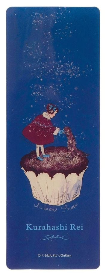 くらはしれい　クリアブックマーカー（マフィン）