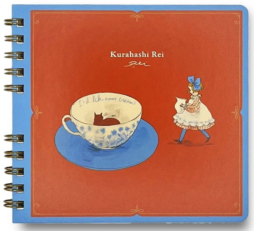 くらはしれい　スクエアリングノート（紅茶）