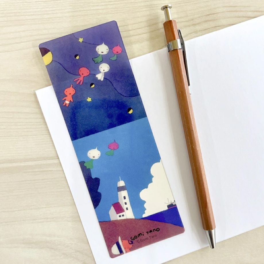 Gomi Taro 五味太郎 かぶさんとんだ 透明ブックマーカー（しおり