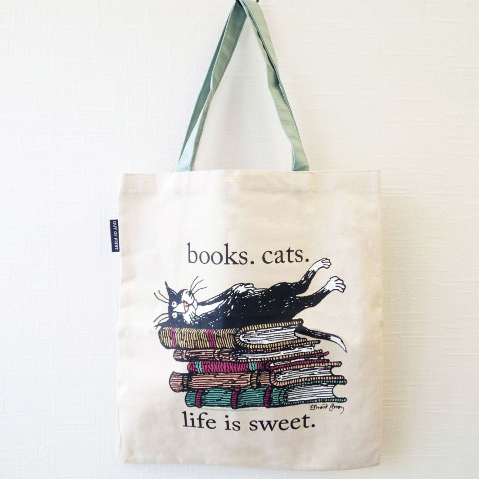 ゴーリー トートバッグ Books. Cats. Life is sweet. | カテゴリーで