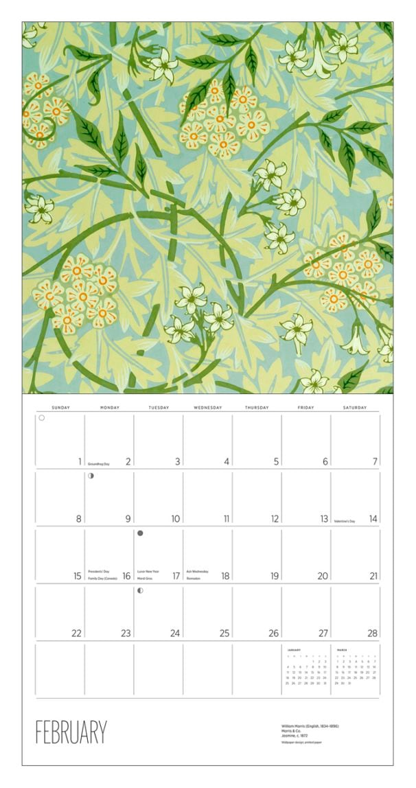 ウィリアム・モリス 2026 カレンダー | カテゴリーでさがす,グッズ