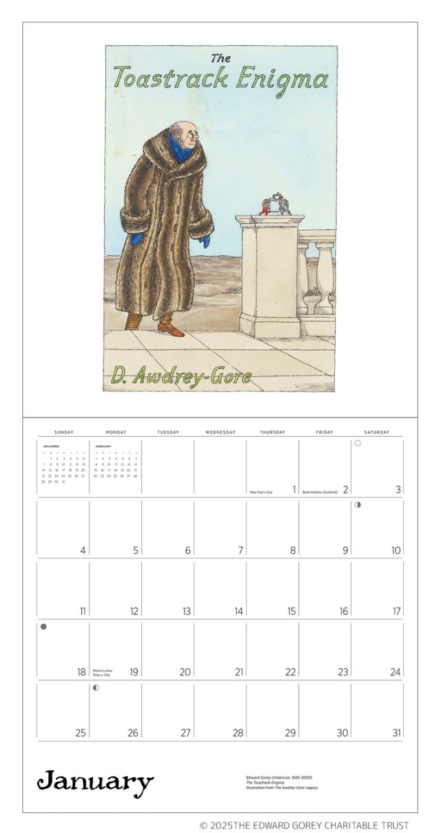 エドワード・ゴーリー 2026 カレンダー | カテゴリーでさがす,グッズ