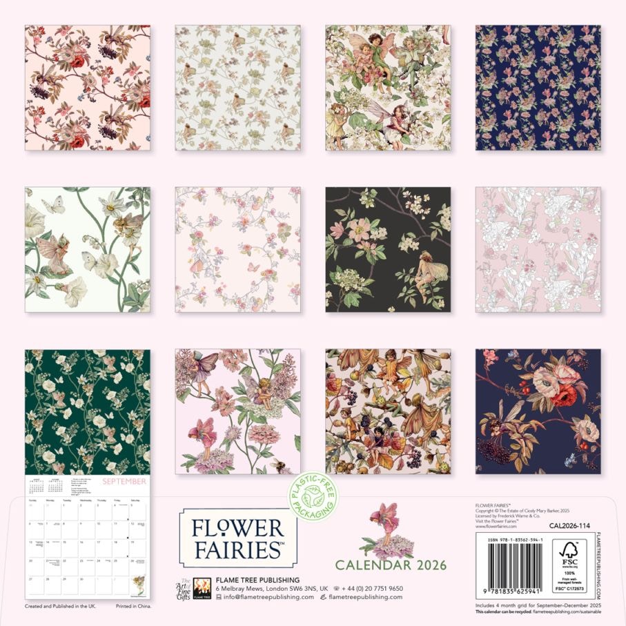 Flower Fairies 花の妖精 フラワーフェアリーズ 2026 カレンダー
