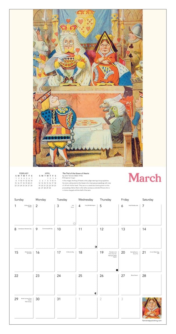 不思議の国のアリス 2026 カレンダー | カテゴリーでさがす,グッズ