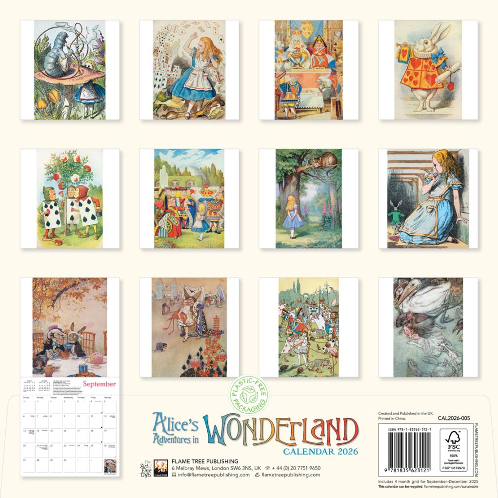 不思議の国のアリス 1943年カレンダー帳 不思議の国のアリス 1943年カレンダー帳