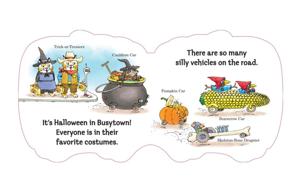 スキャリーのハロウィンミニ絵本 Halloween Cars and Trucks