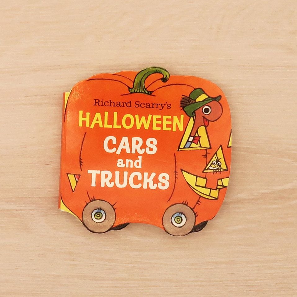 スキャリーのハロウィンミニ絵本　Halloween Cars and Trucks