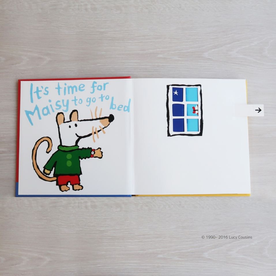 しかけ絵本 Maisy Goes to Bed ～メイシーちゃんベッドにはいります