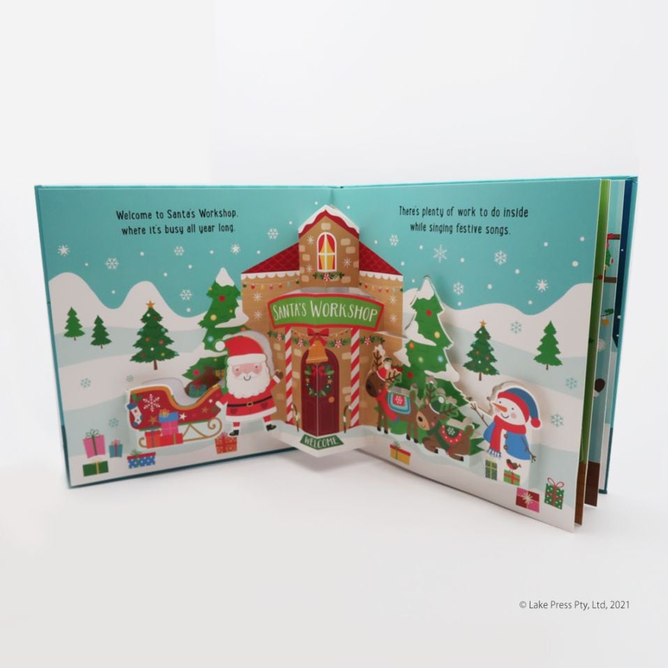 ポップアップしかけ絵本 Santa's Workshop | カテゴリーでさがす,絵本