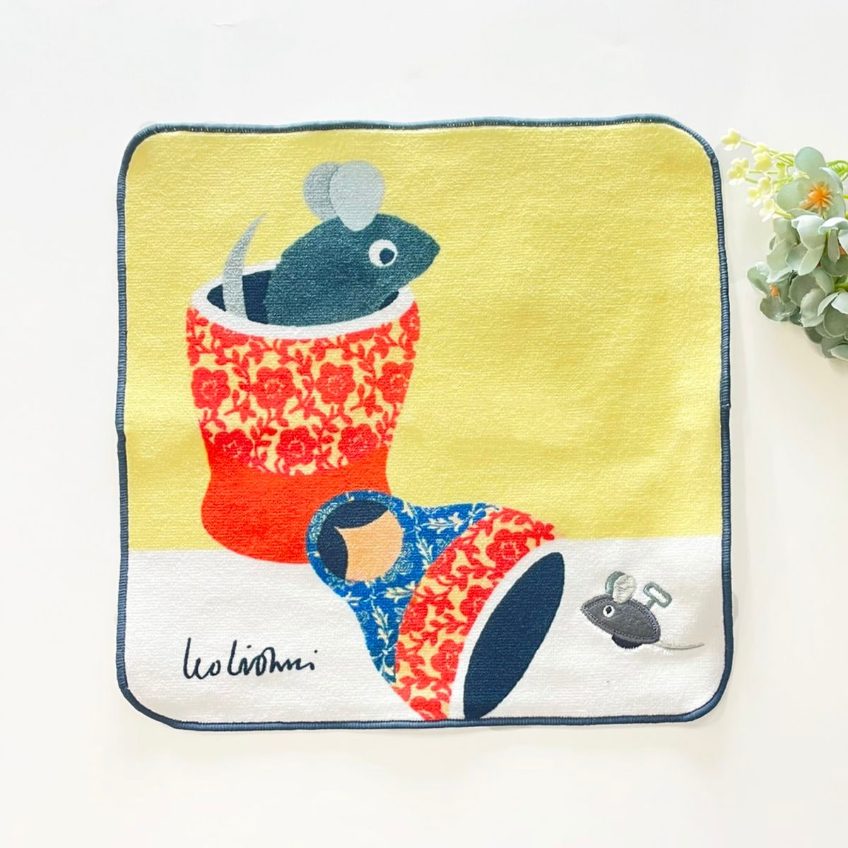 レオ･レオニ　アレクサンダとぜんまいねずみ　プチタオル