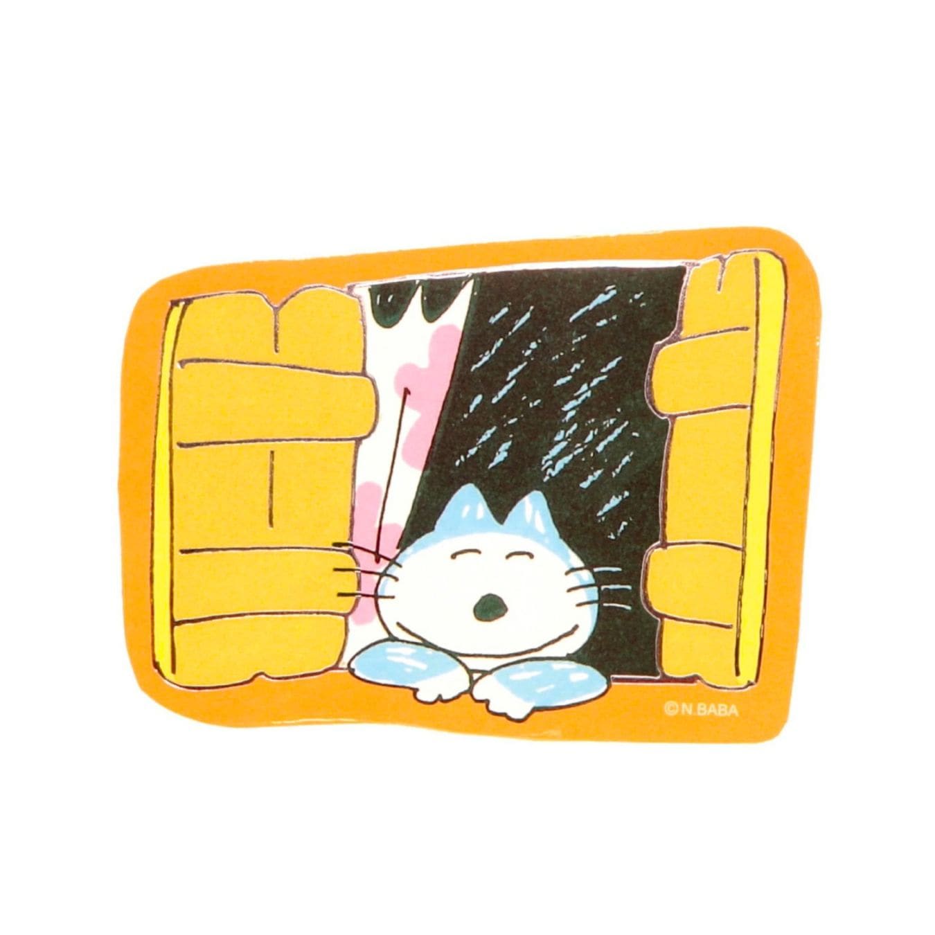 11ぴきのねこ 箔押しステッカー 窓