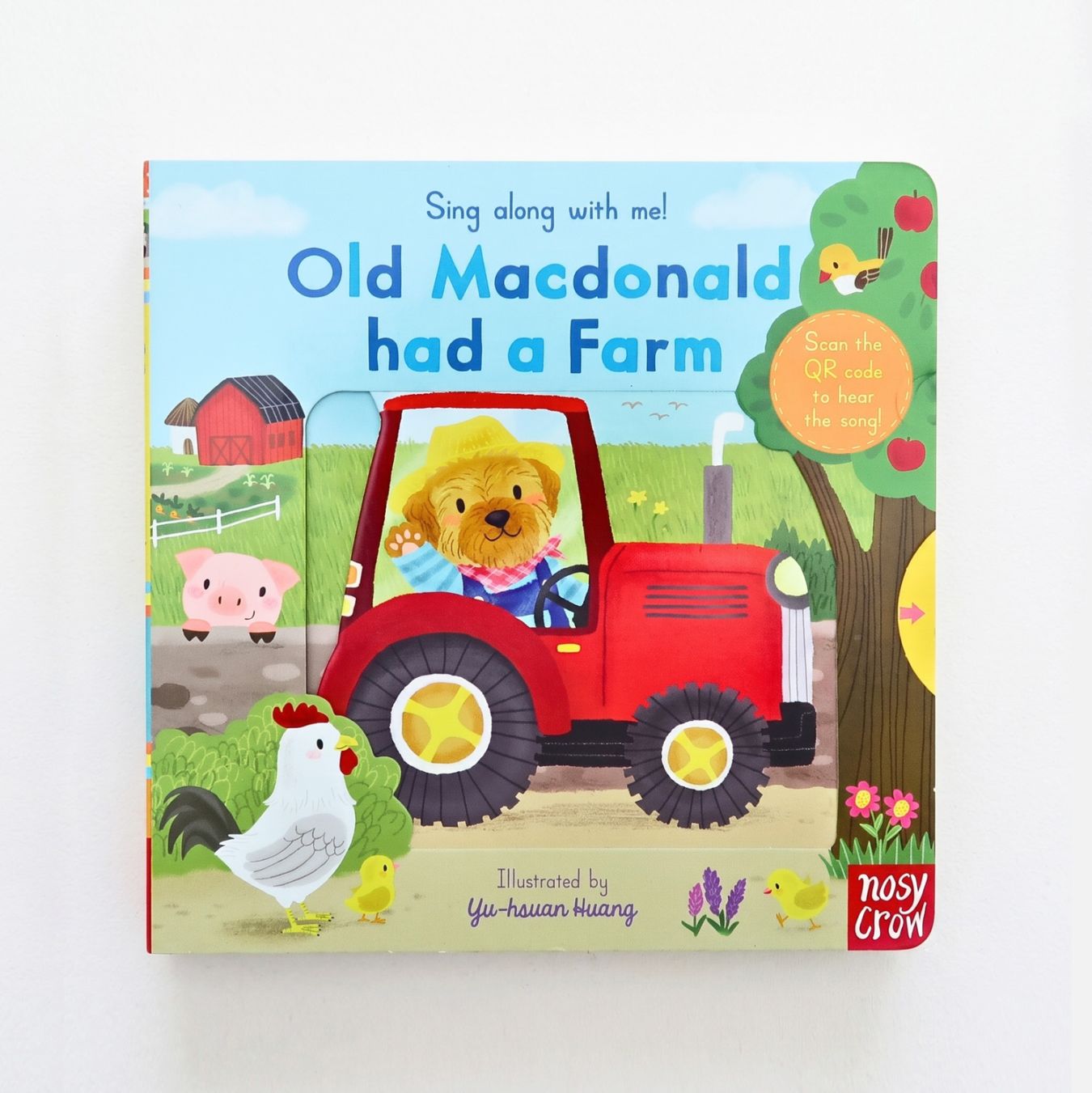 しかけ絵本　Old Macdonald had a Farm　ボードブック　（QRコード音つき）