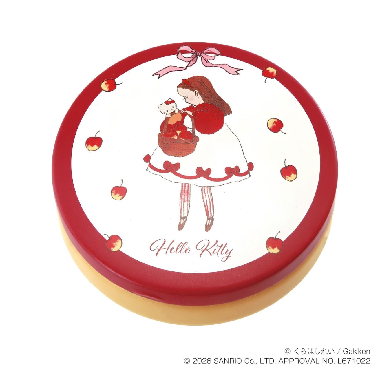 サンリオキャラクターズ×くらはしれい　缶入りメモ　ハローキティ