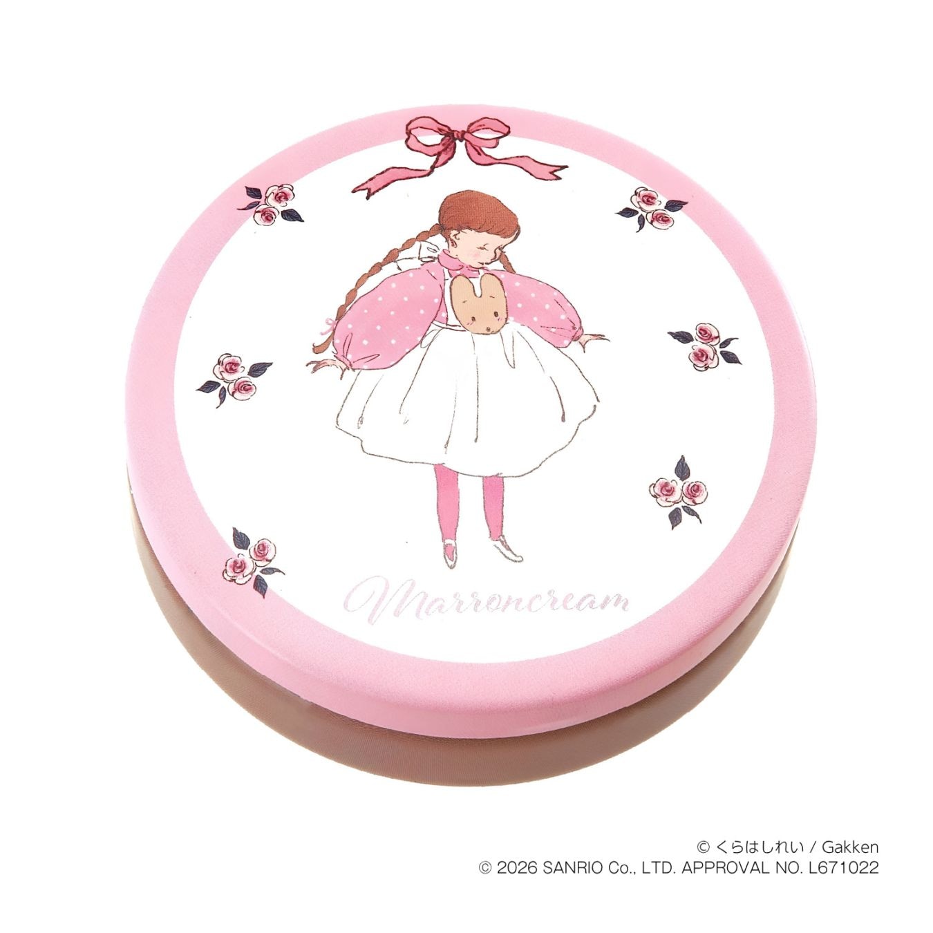 サンリオキャラクターズ×くらはしれい　缶入りメモ　マロンクリーム