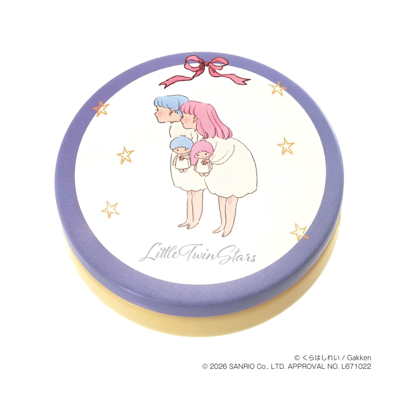 サンリオキャラクターズ×くらはしれい　缶入りメモ　リトルツインスターズ
