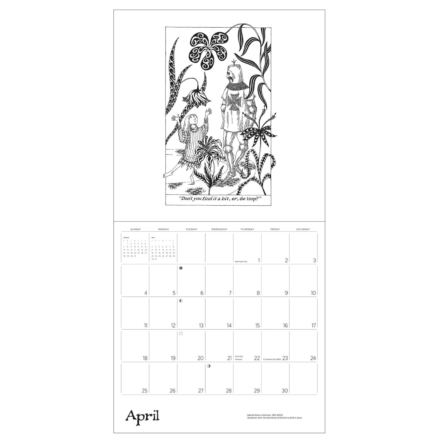 早割10%OFF】エドワード・ゴーリー 2027 カレンダー | カテゴリーで