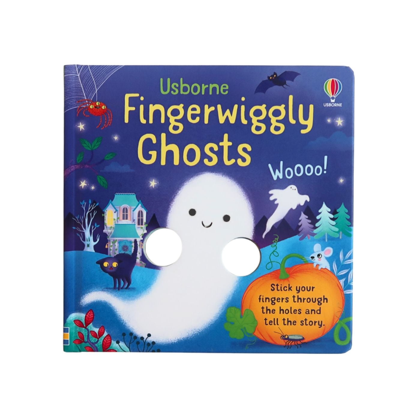 穴あきしかけつき絵本　Fingerwiggly Ghosts
