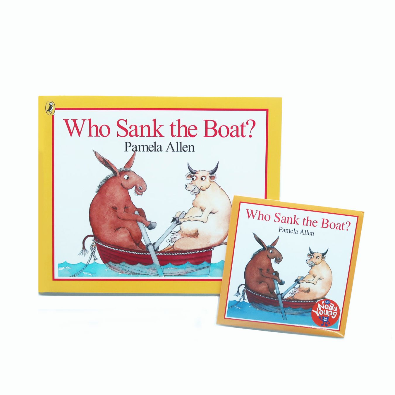 【大特価！セール品】 SING&SAY  Who Sank the Boat? ＣＤつき絵本 ＜NoBuYoung＞　【レベル５】