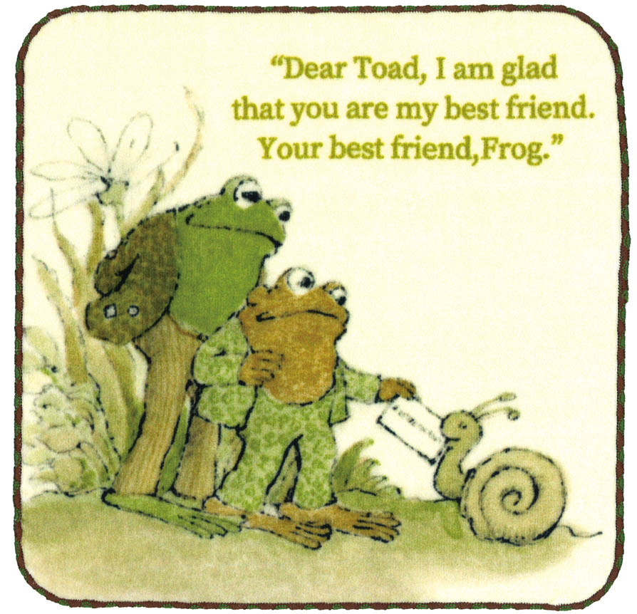 がまくんとかえるくん　プチタオル　おてがみ