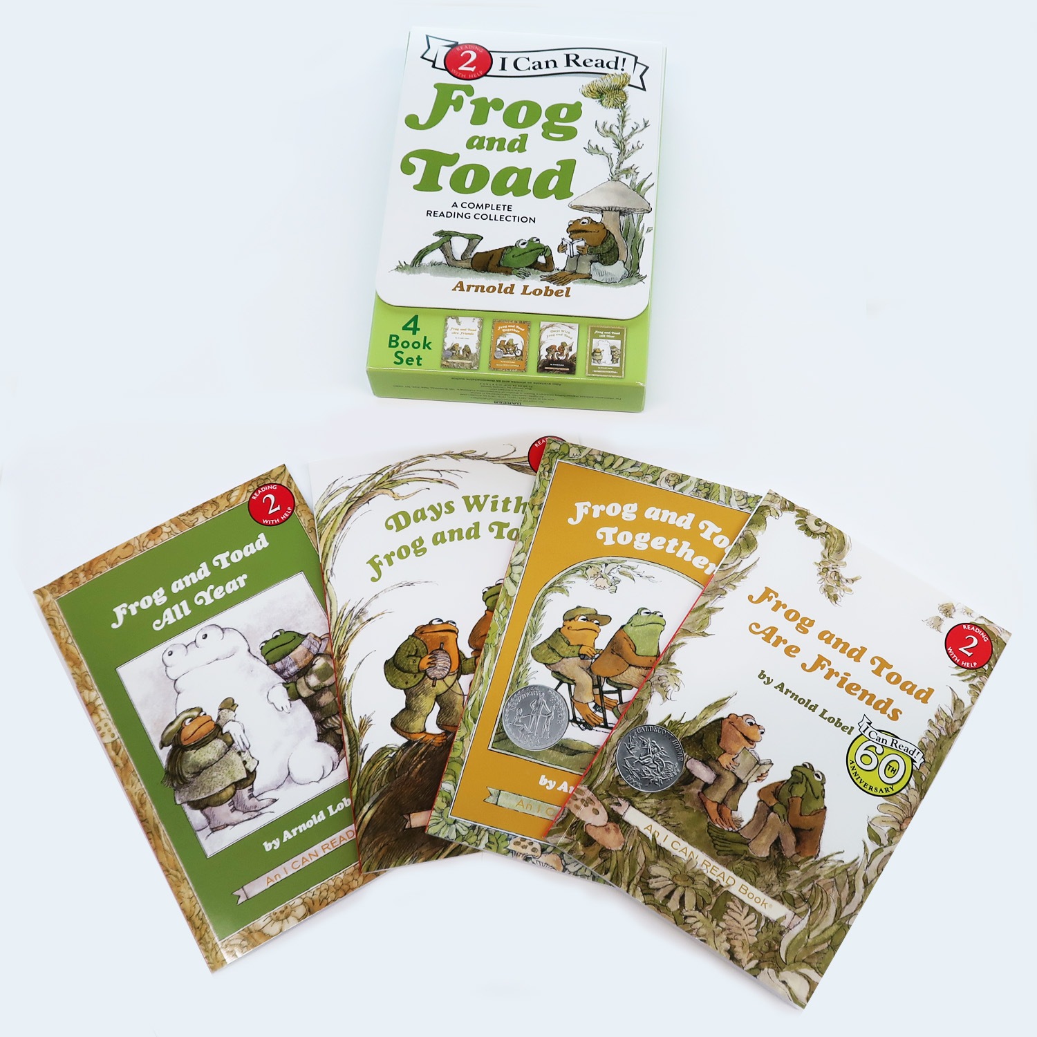 Frog and Toad ～がまくんとかえるくん～ ペーパーバック版4冊セット　【I Can Read シリーズ：レベル２】