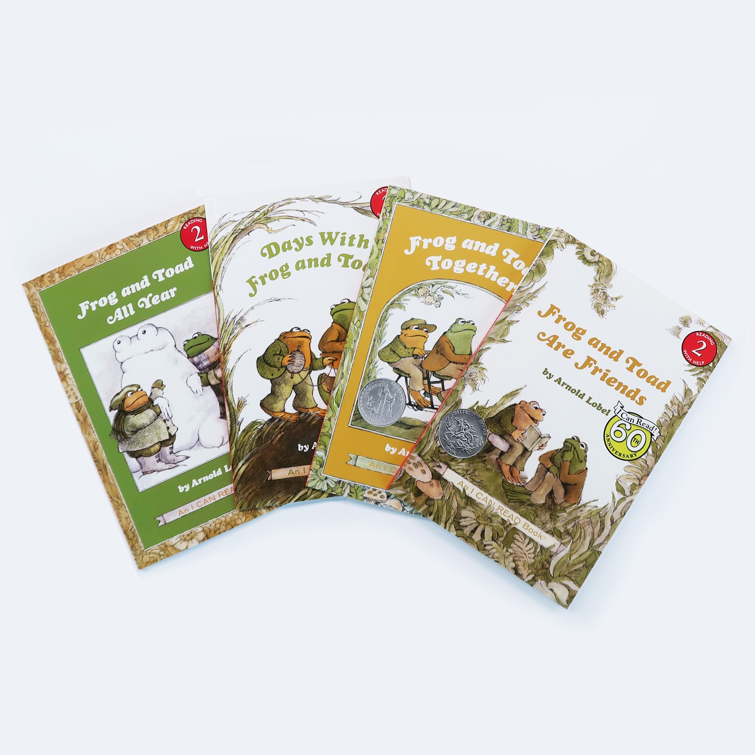 Frog and Toad ～がまくんとかえるくん～ ペーパーバック版4冊セット　【I Can Read シリーズ：レベル２】