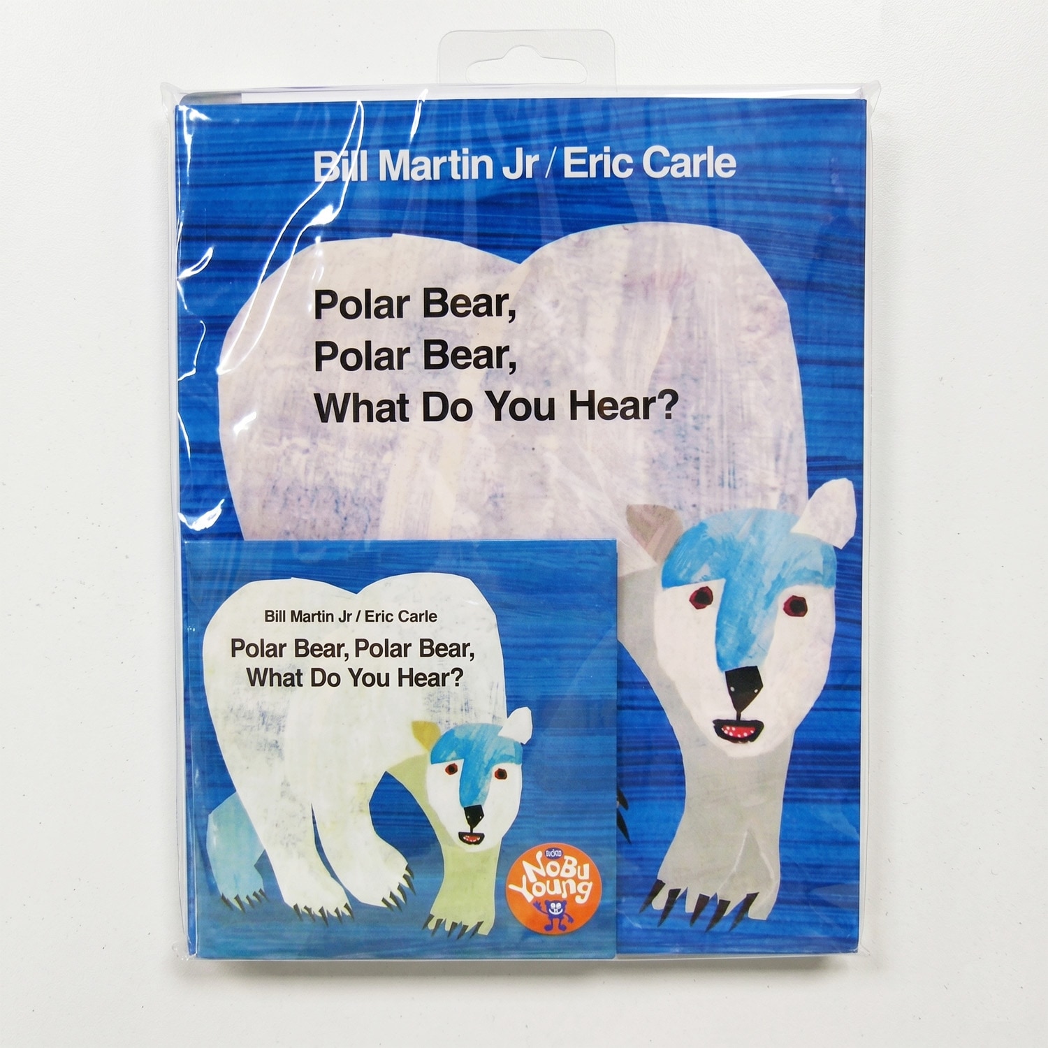 ノブヨンベビー 英語絵本 CD付き 韓国版 正規品 セイペン対応ソングカードあり SING&SAY Polar Bear, Polar Bear What Do You Hear? CDつき絵本