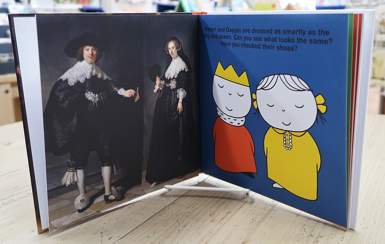 ミッフィー英語絵本　miffy x rembrandt