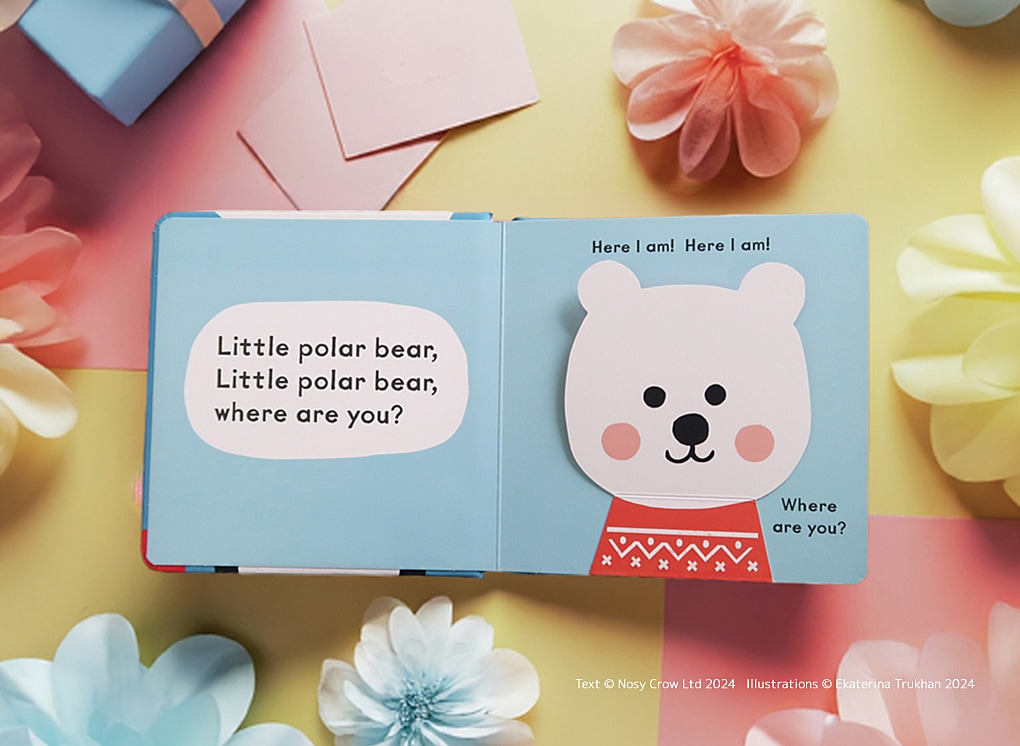 めくりしかけ絵本　Baby Faces: Little Penguin, Where Are You?