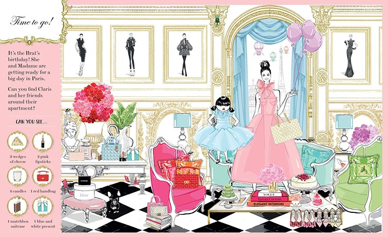 さがし絵本 Where is Claris in Paris!～クラリスさがし絵 in Paris
