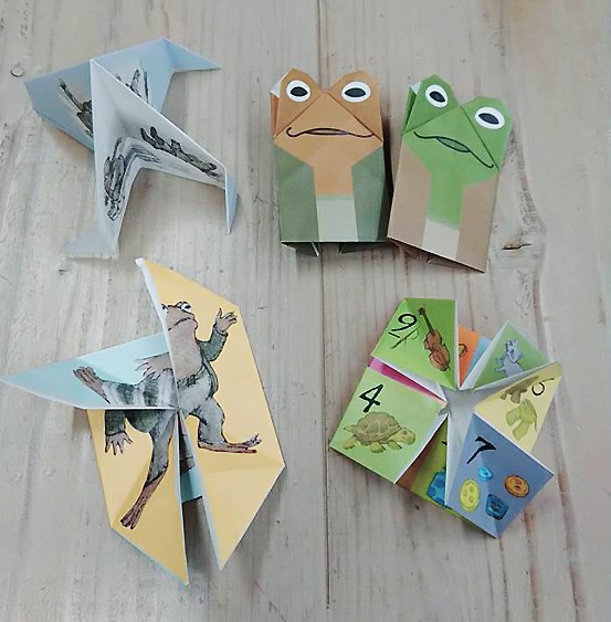 名作絵本おりがみ　がまくんとかえるくん