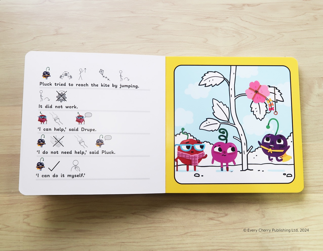 やさしく読める！絵文字ボードブックシリーズ　Pluck Asks for Help