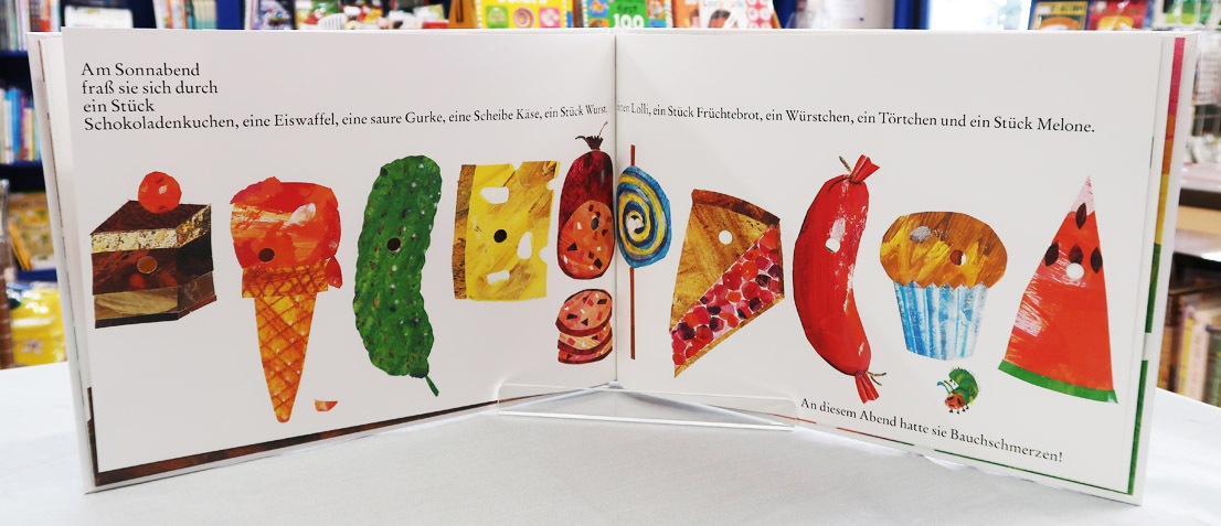 The Very Hungry Caterpillar ～はらぺこあおむし～　ドイツ語版　Die Klein Raupe Nimmersatt　