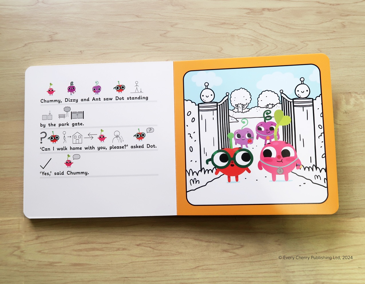 やさしく読める！絵文字ボードブックシリーズ　Chummy Asks First