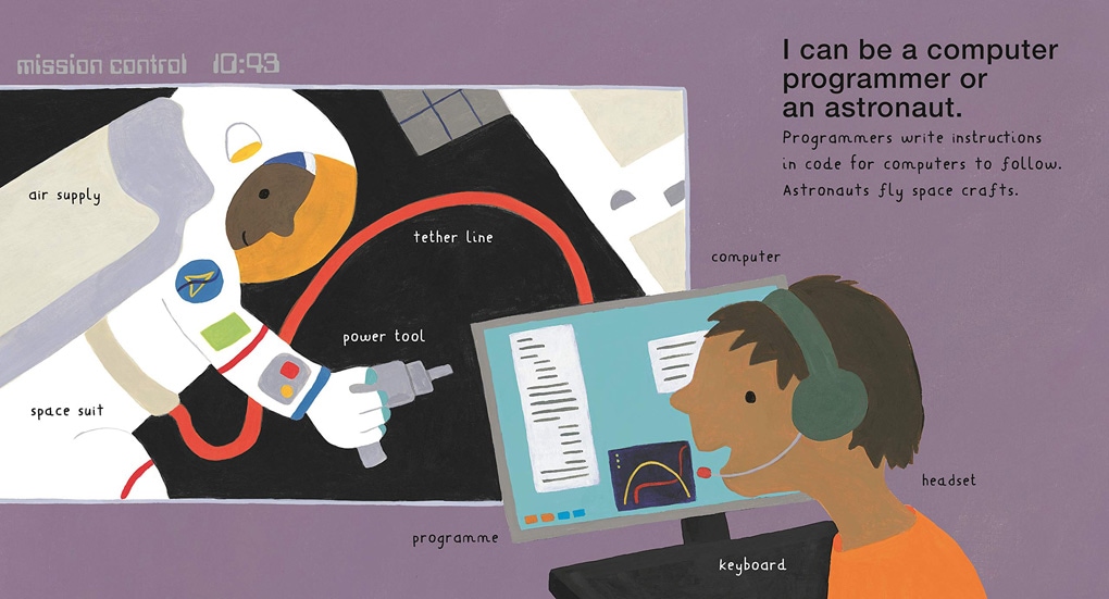 When We Grow Up　A First Book of Jobs ～大きくなったら～