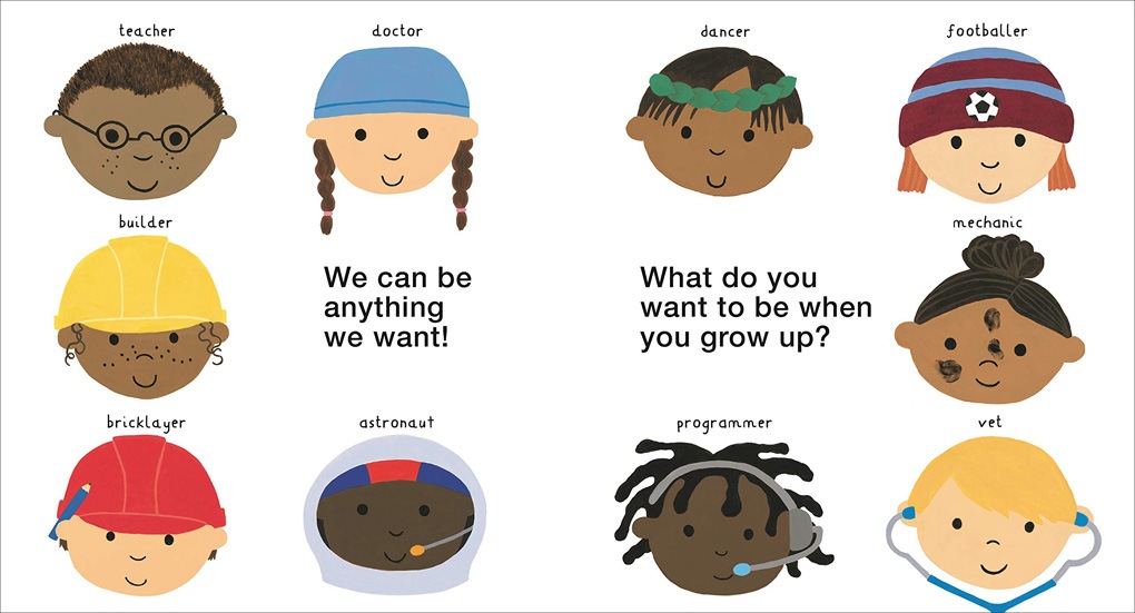 When We Grow Up　A First Book of Jobs ～大きくなったら～