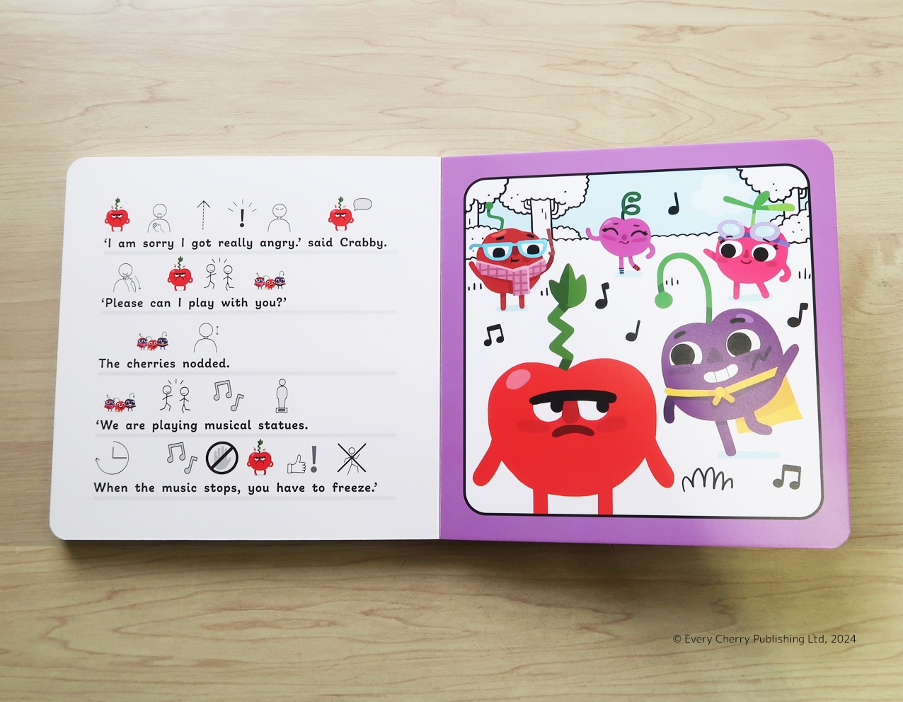 やさしく読める！絵文字ボードブックシリーズ Crabby Calms Down