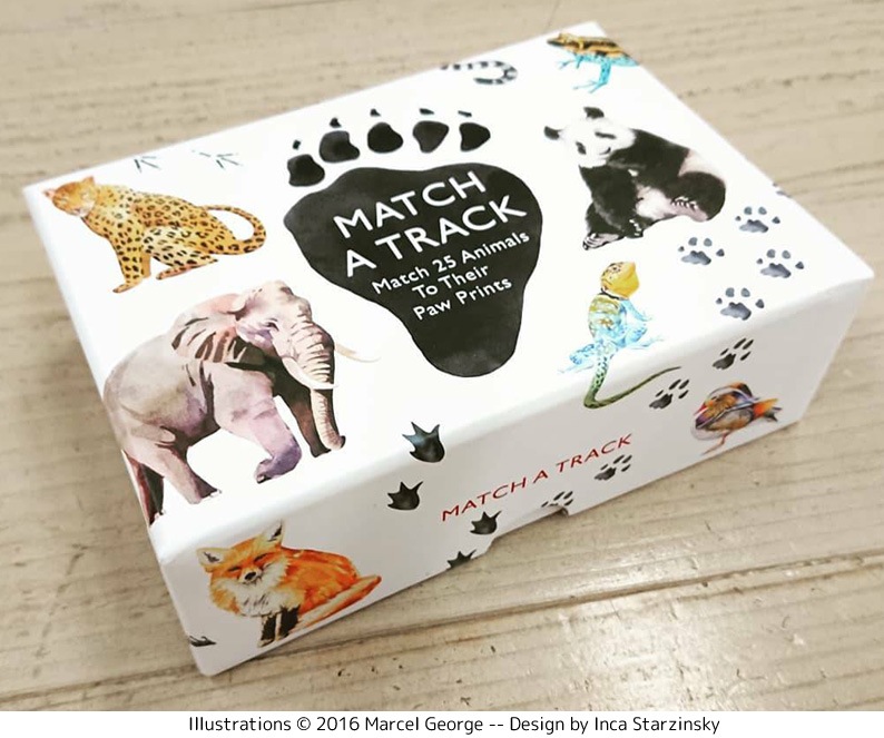 どうぶつの足あと　絵合わせゲーム