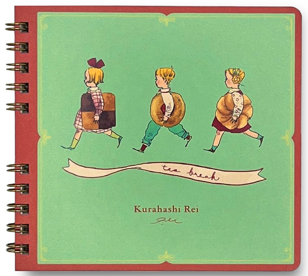 くらはしれい　スクエアリングノート（クッキー）